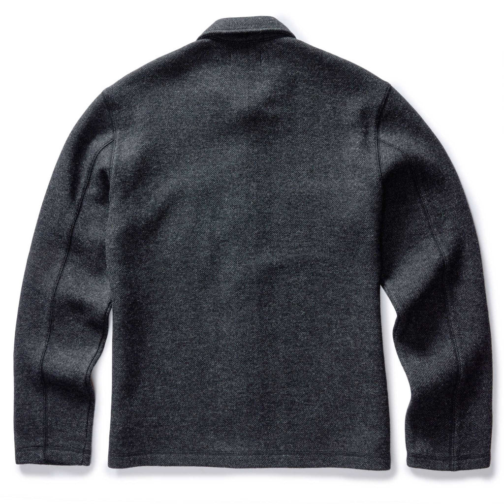 Charcoal Birdseye Wool Overshirt R233