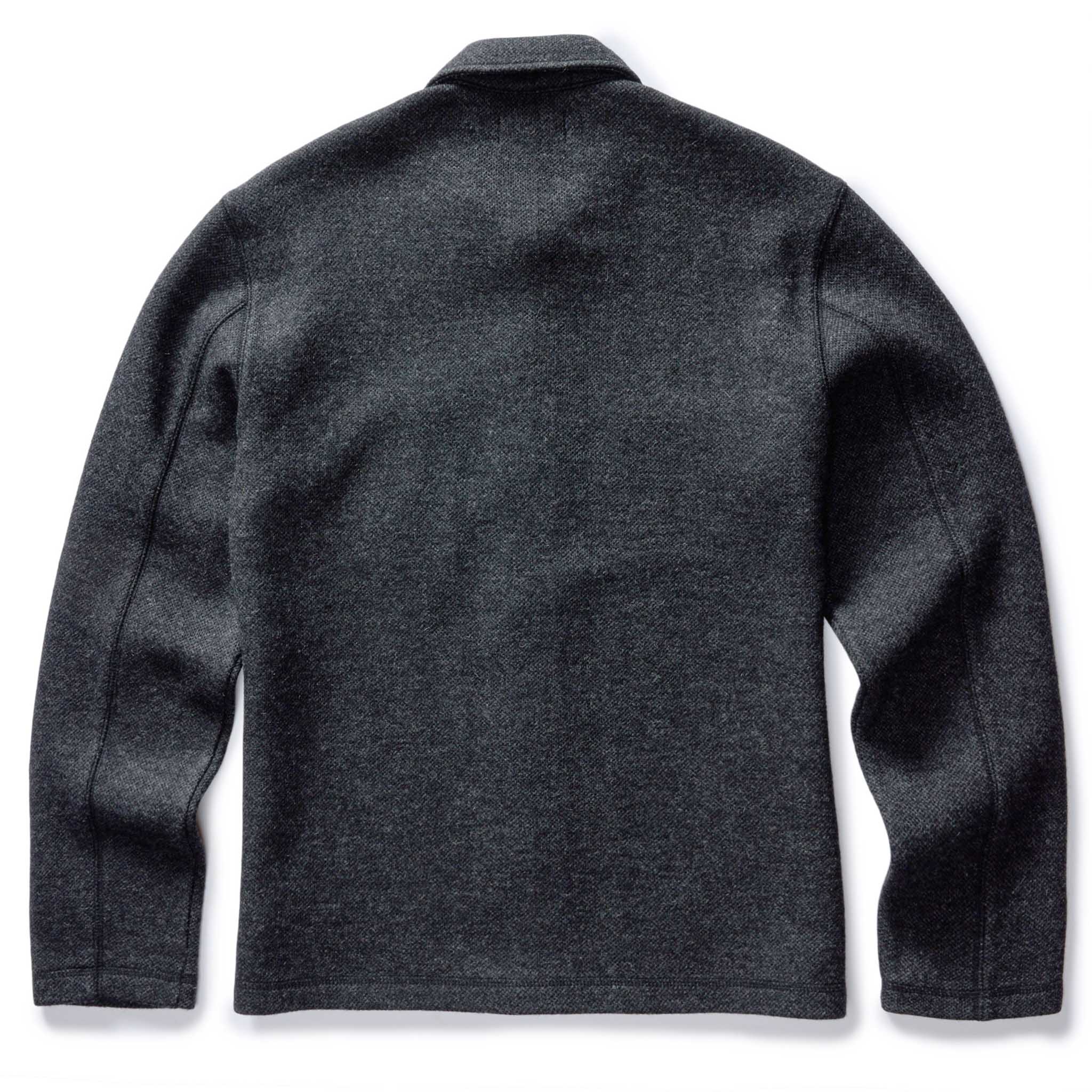Charcoal Birdseye Wool Overshirt R233