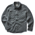Quilted Jersey Overshirt in Heather Ash T9830