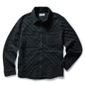 Heather Coal Quilted Jersey Overshirt Q8936