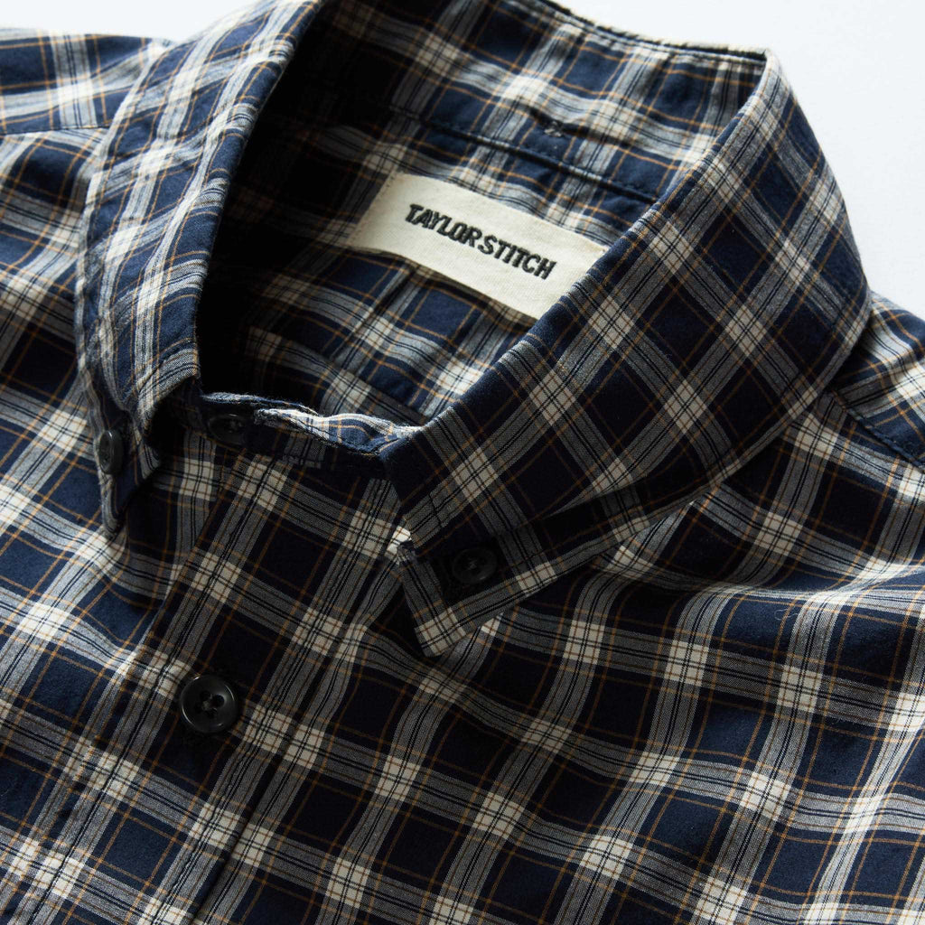 Jacket in Deep Blue Plaid P697815