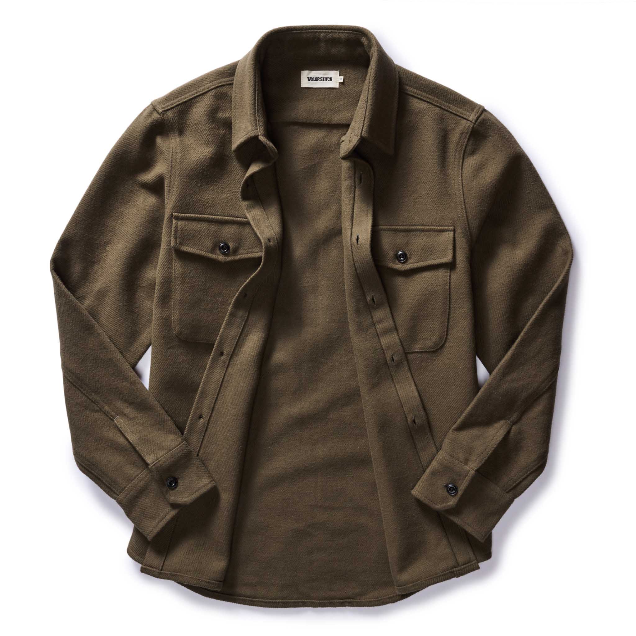 Fatigue Olive Moleskin Twill Shirt Jacket U788257