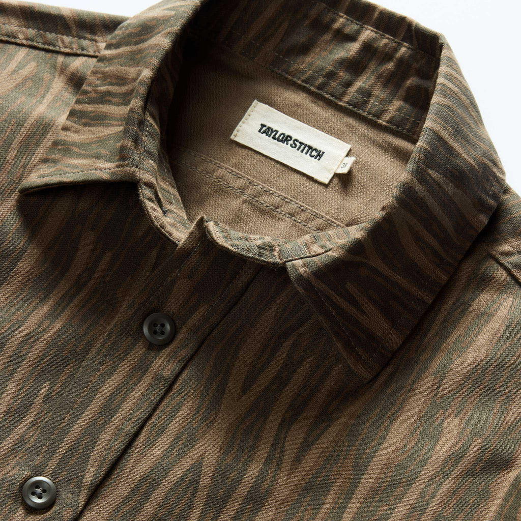 Bark Print Broken Twill Shirt L656118