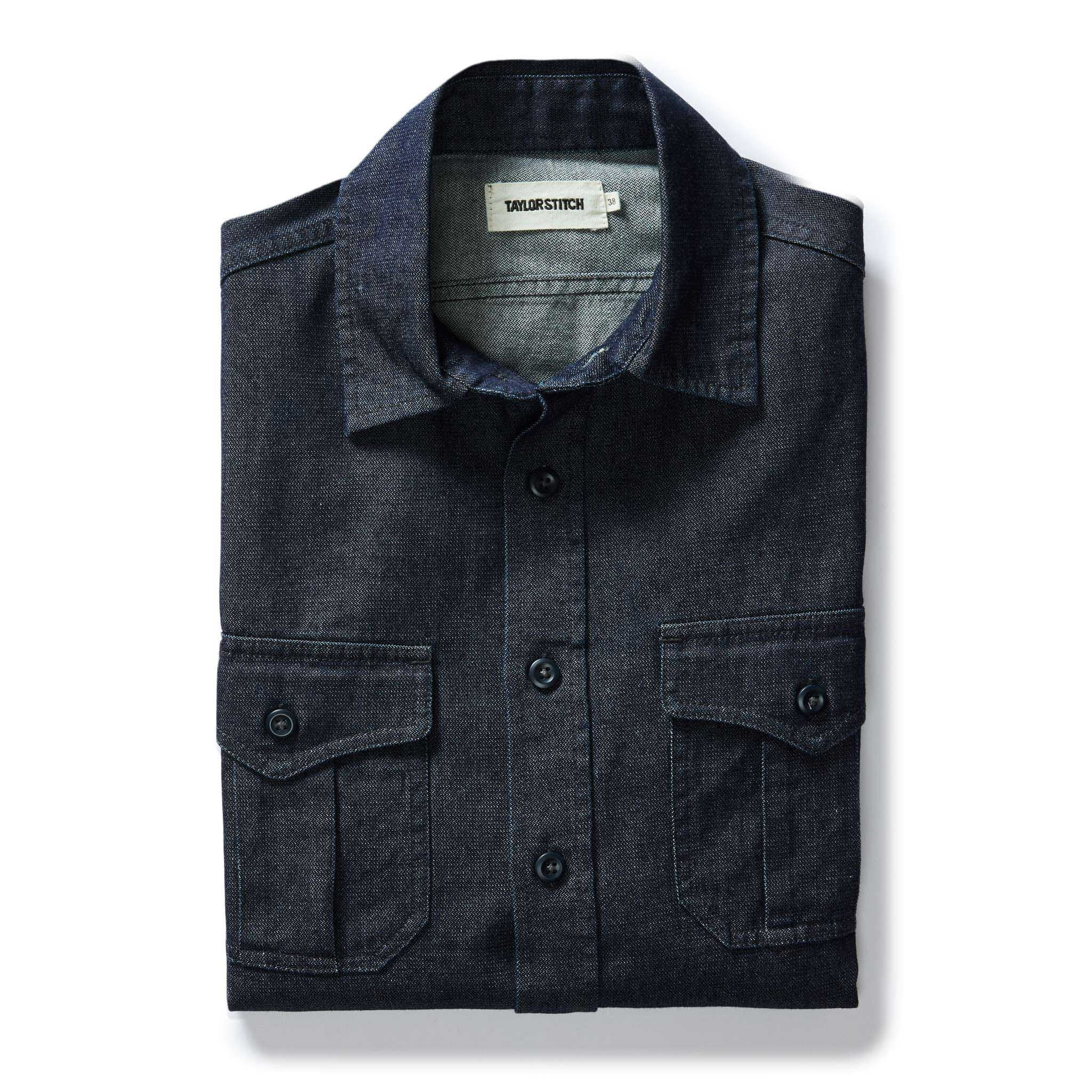 Indigo Broken Twill Shirt X7390