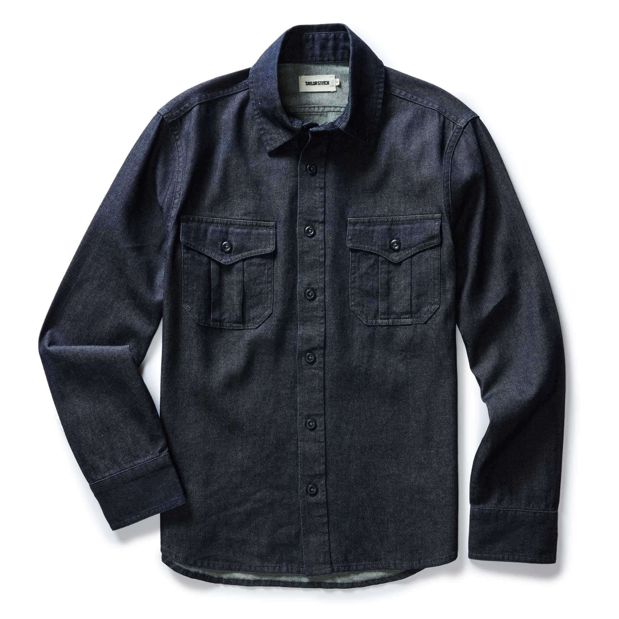 Indigo Broken Twill Shirt X7390