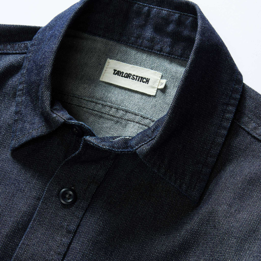 Indigo Broken Twill Shirt X7390