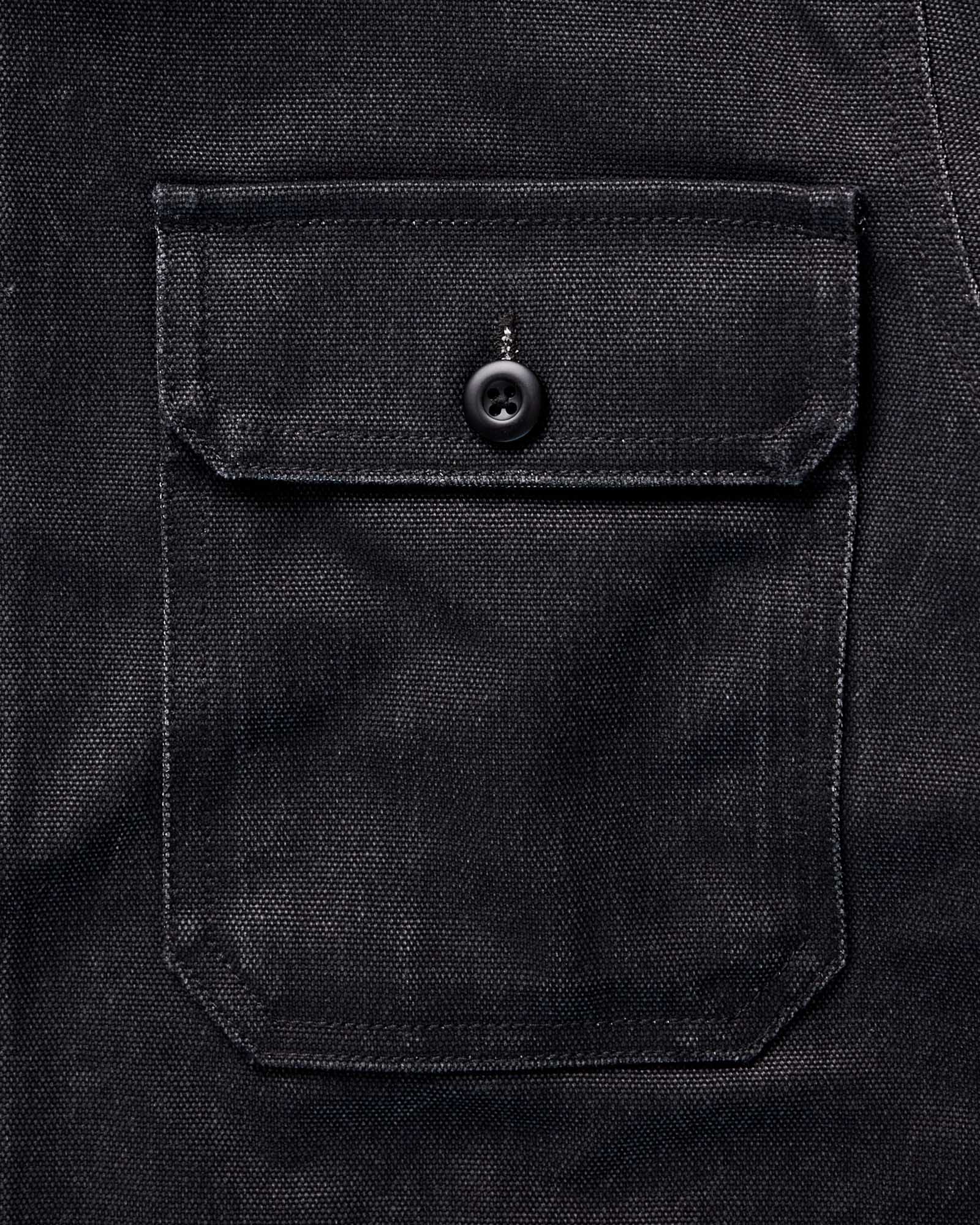 The Shop Shirt in Coal Chipped Canvas