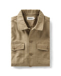 The Surplus Shirt in Field Khaki Reverse Sateen