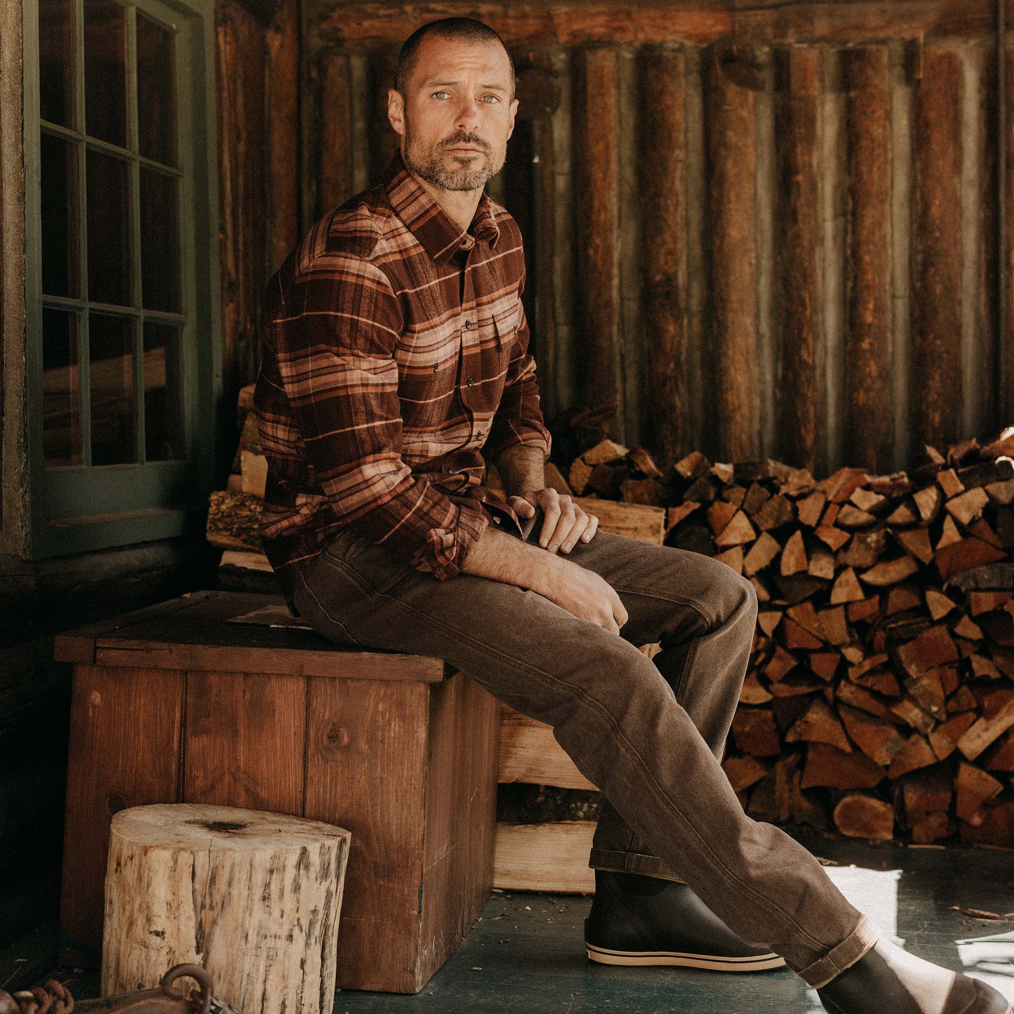 Chestnut Plaid Shirt B46931
