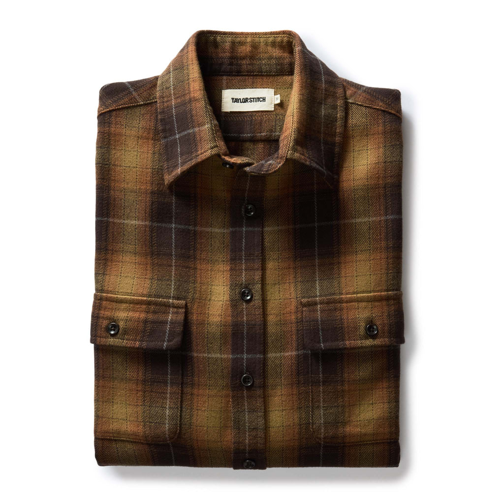 Bonfire Plaid Flannel Shirt L2350