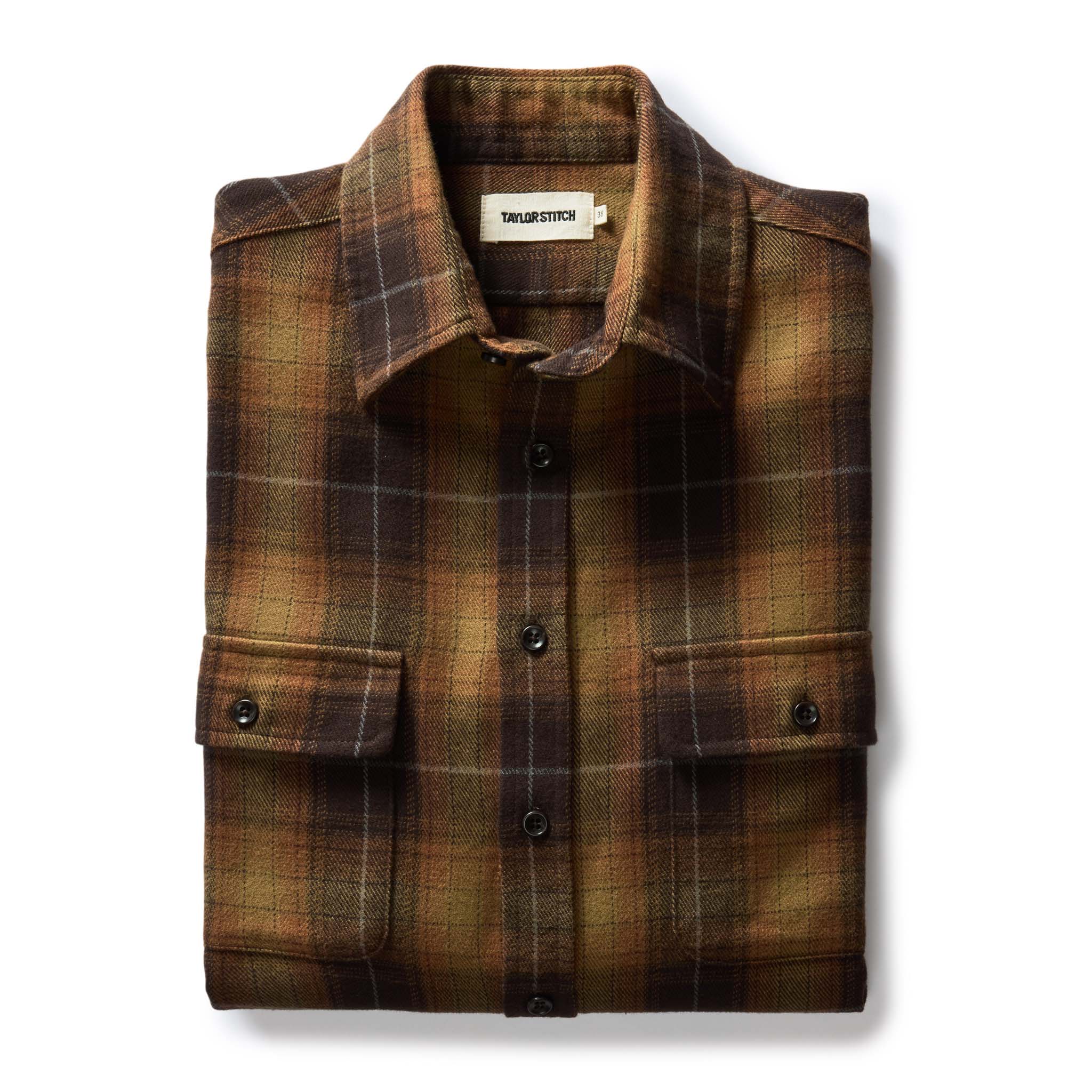 Bonfire Plaid Flannel Shirt L2350
