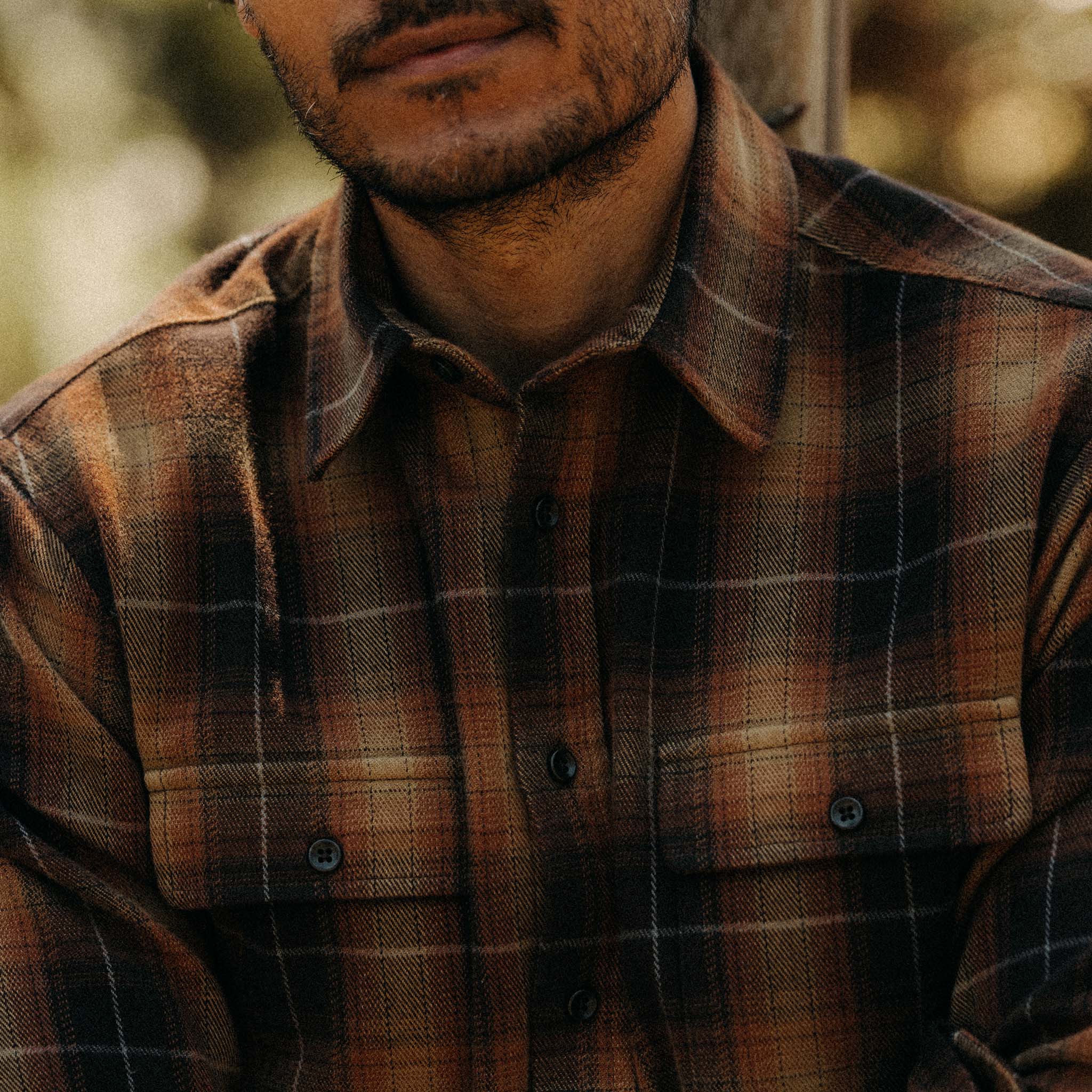 Bonfire Plaid Flannel Shirt L2350