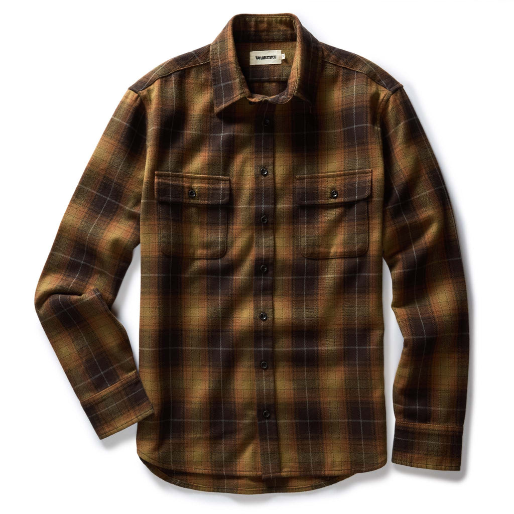 Bonfire Plaid Flannel Shirt L2350