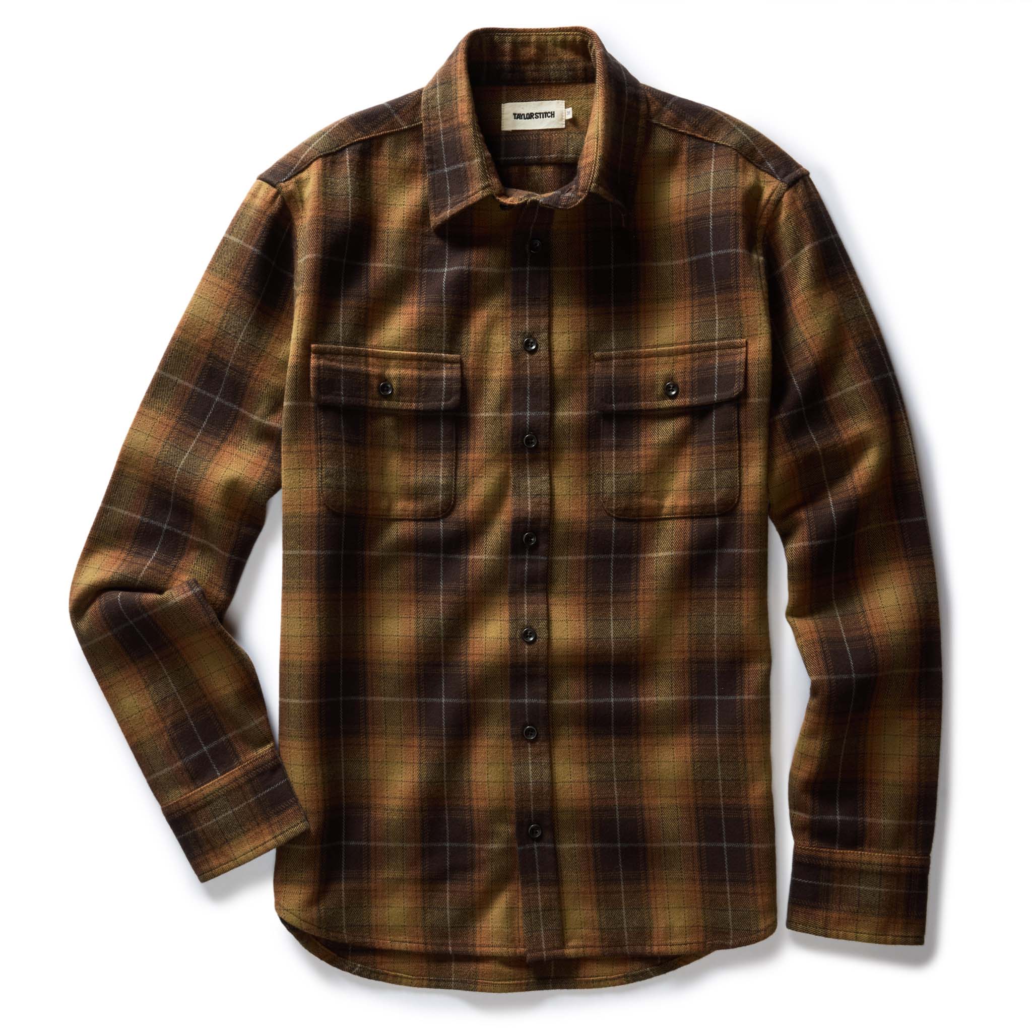 Bonfire Plaid Flannel Shirt L2350