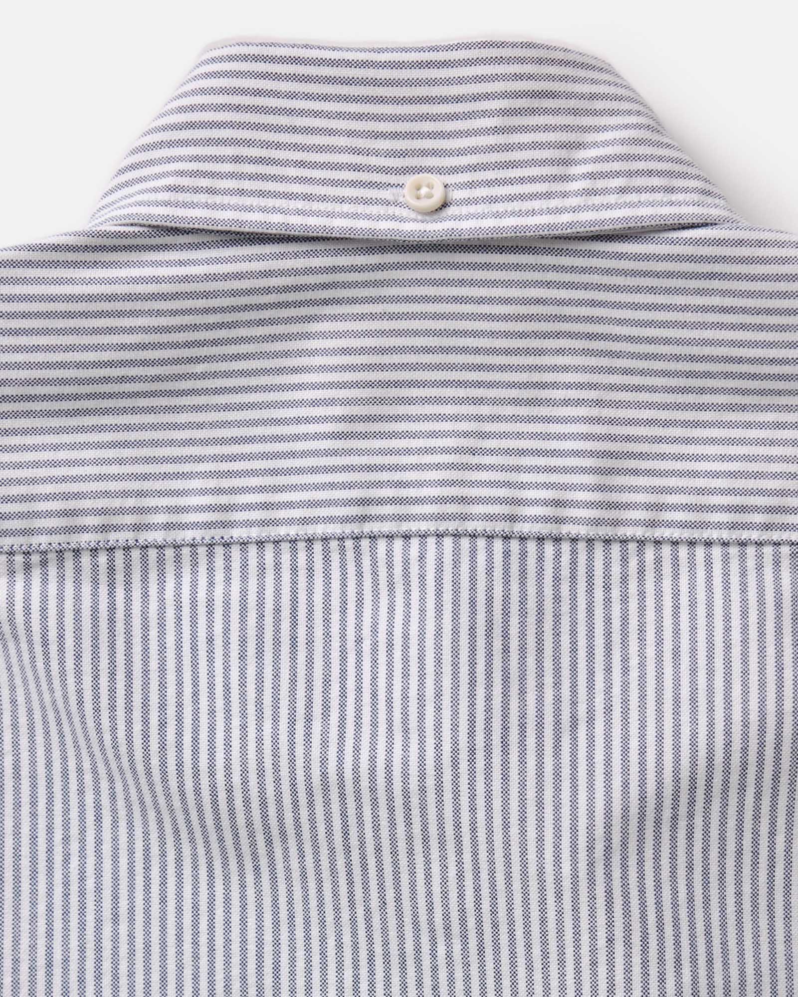 The Jack in Navy University Stripe Everyday Oxford