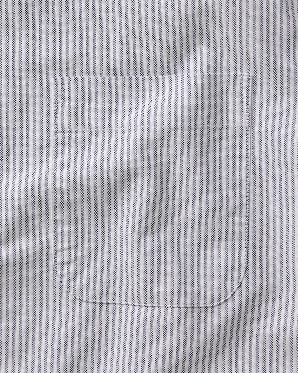 The Jack in Navy University Stripe Everyday Oxford