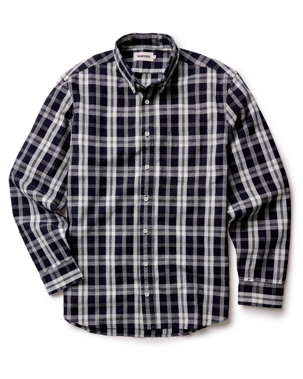 Rinsed Indigo Plaid Oxford Shirt N349537