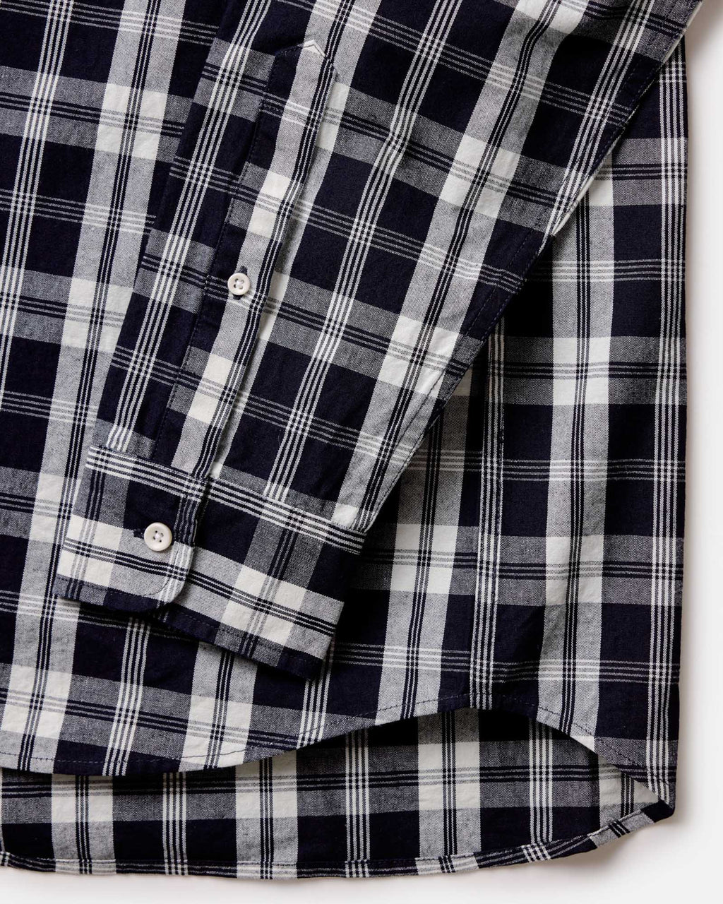 Rinsed Indigo Plaid Oxford Shirt N349537