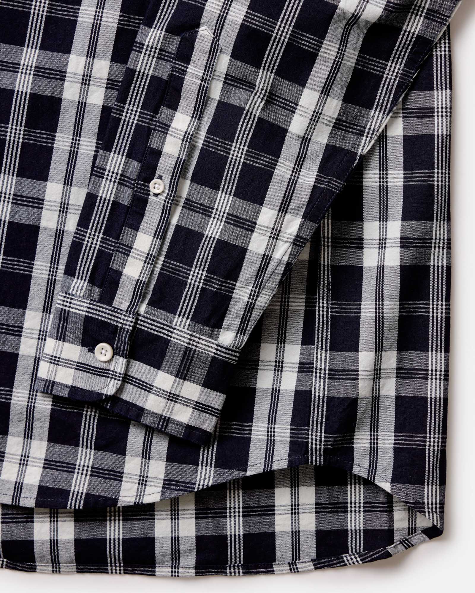 Rinsed Indigo Plaid Oxford Shirt N349537
