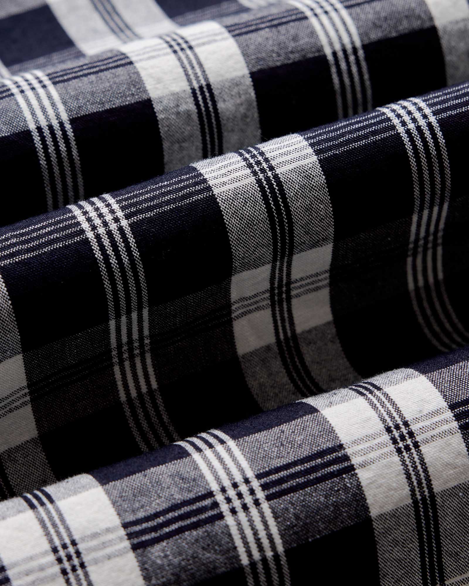 Rinsed Indigo Plaid Oxford Shirt N349537