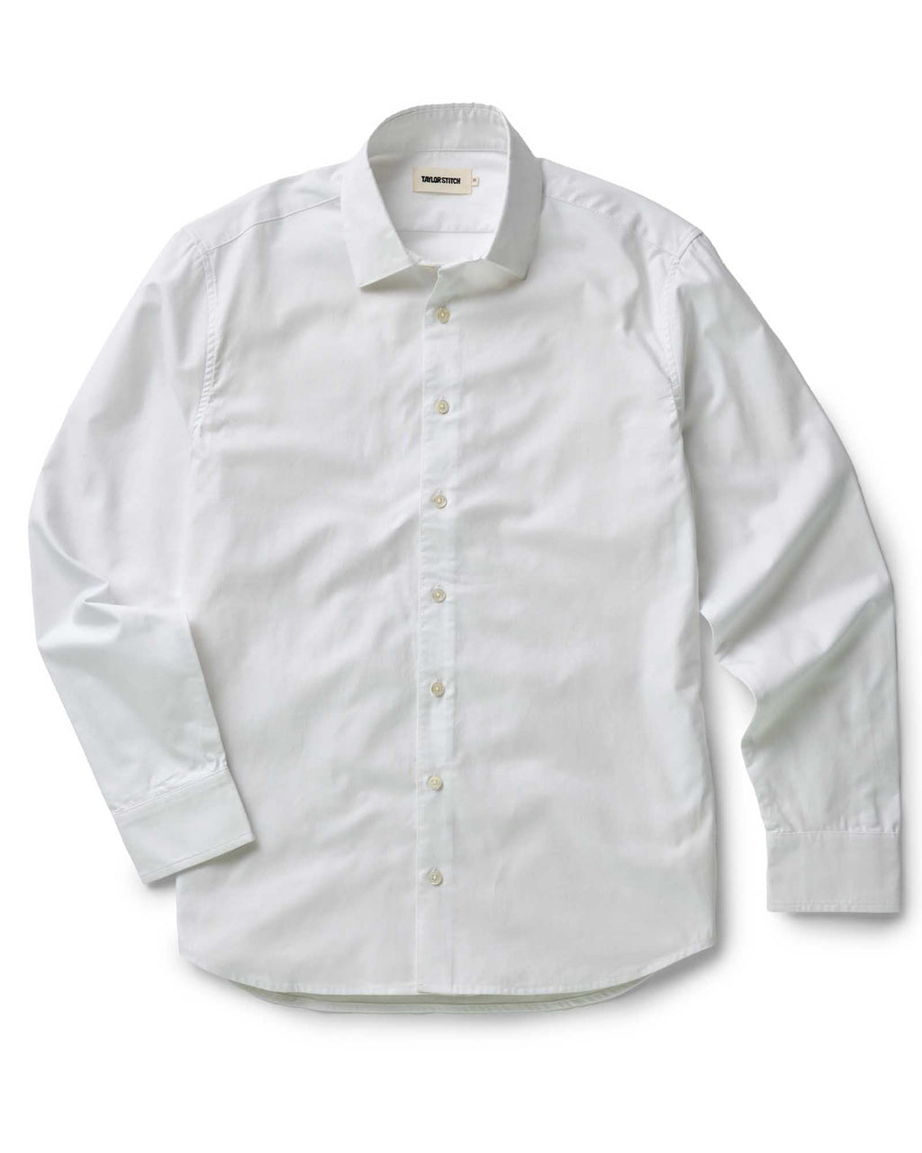 The Hyde Shirt in White Pinpoint Oxford