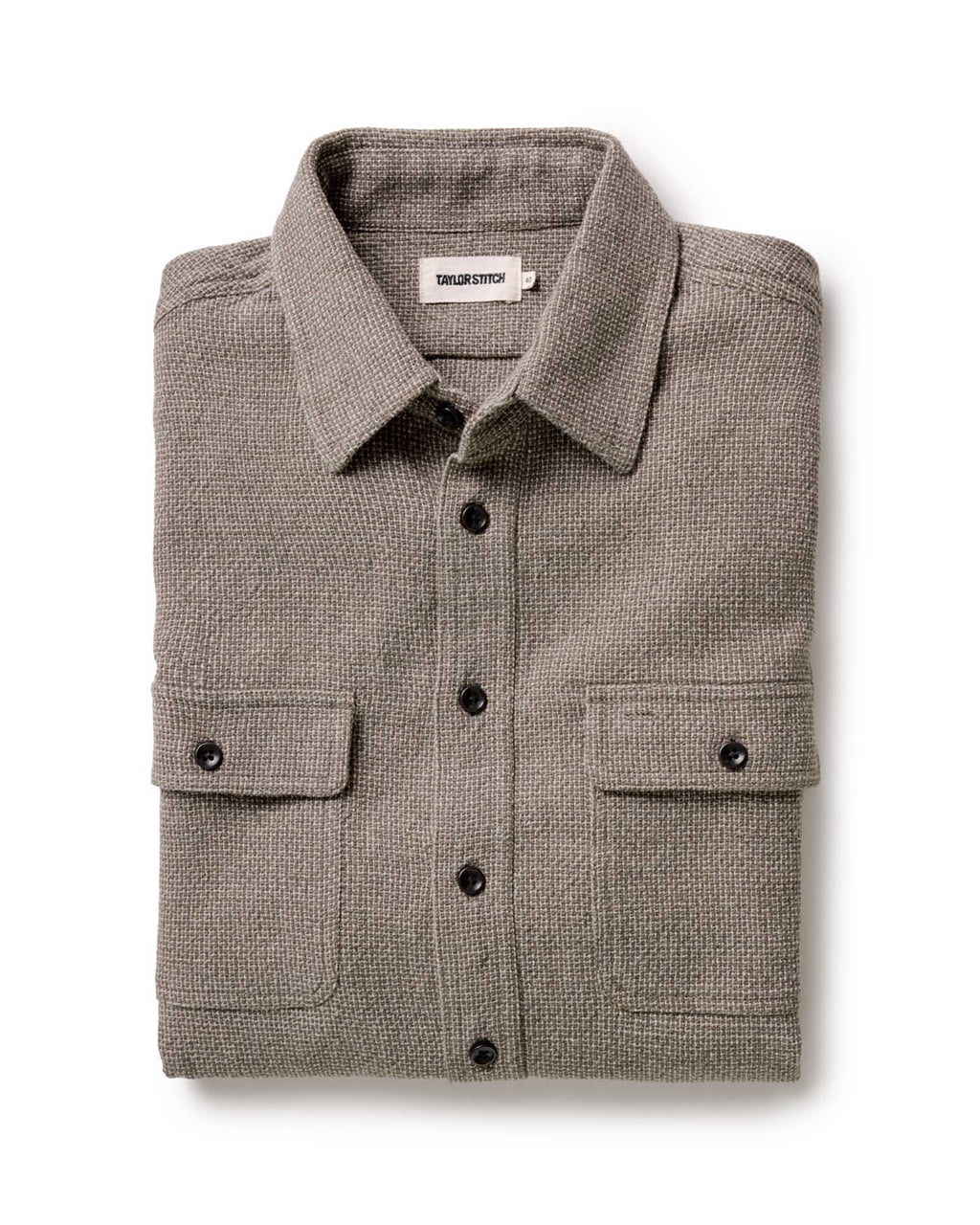 The Ledge Shirt in Army Linen Tweed
