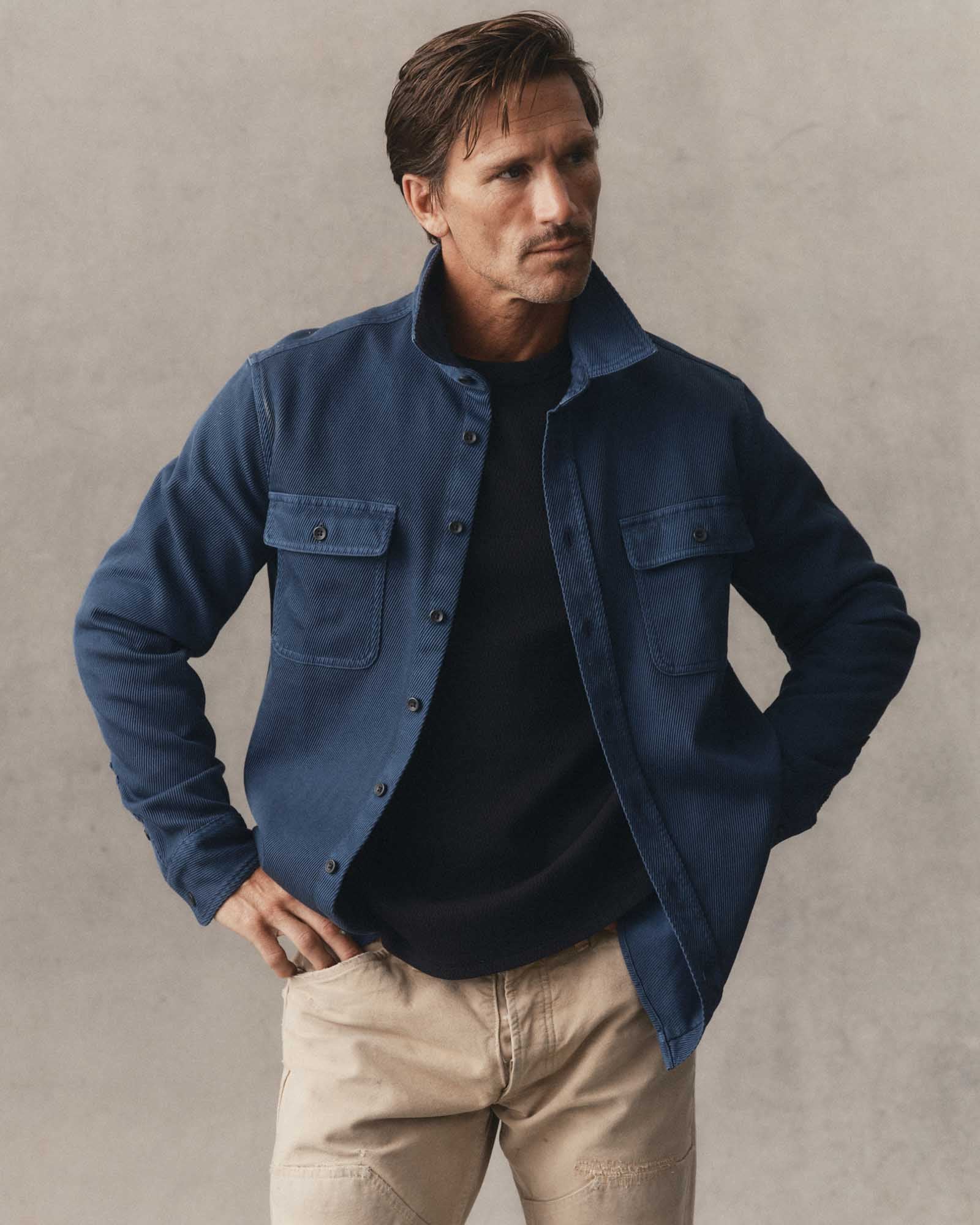 The Ledge Shirt in Atlantic Twill