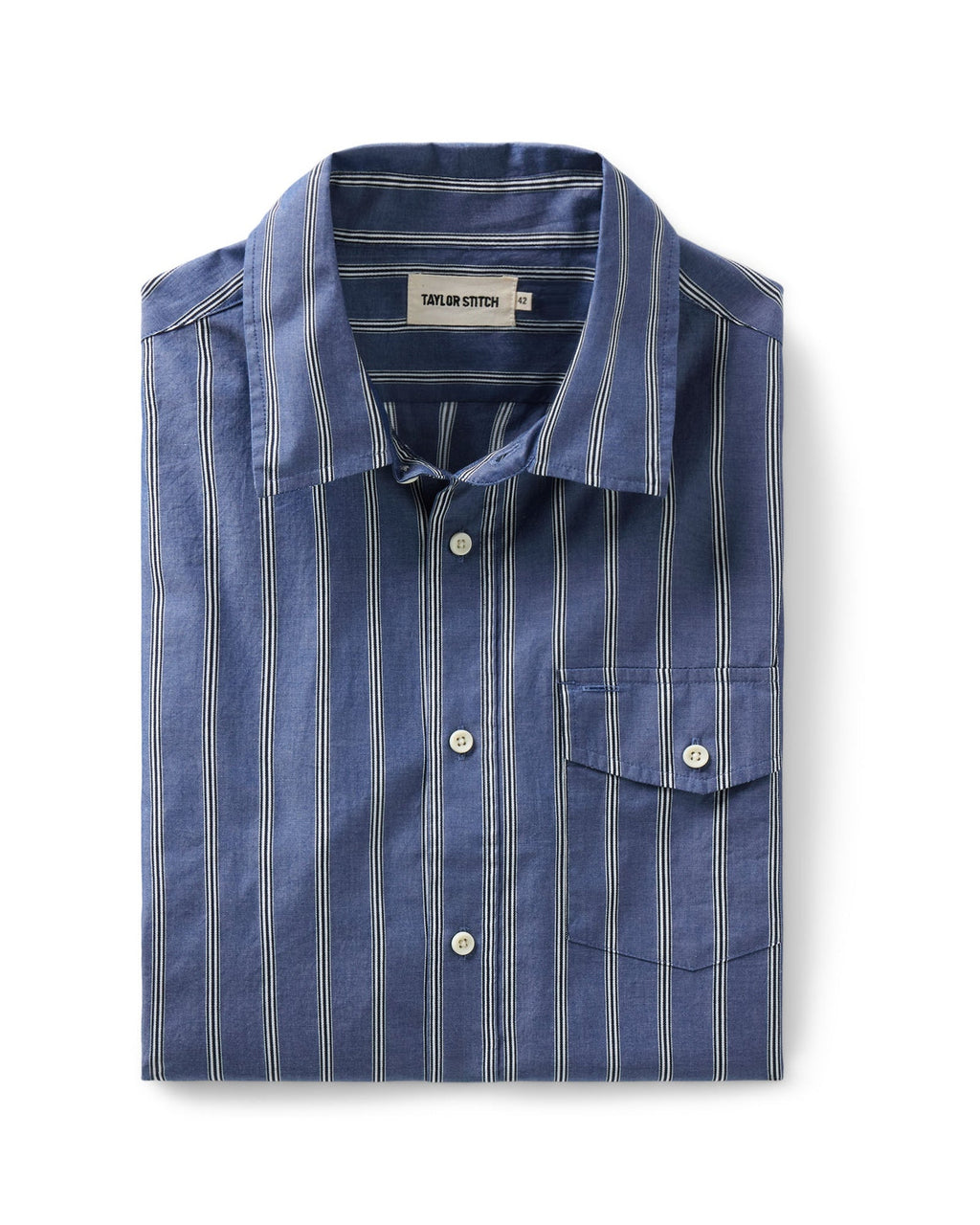 The Quincy Shirt in Bay Stripe
