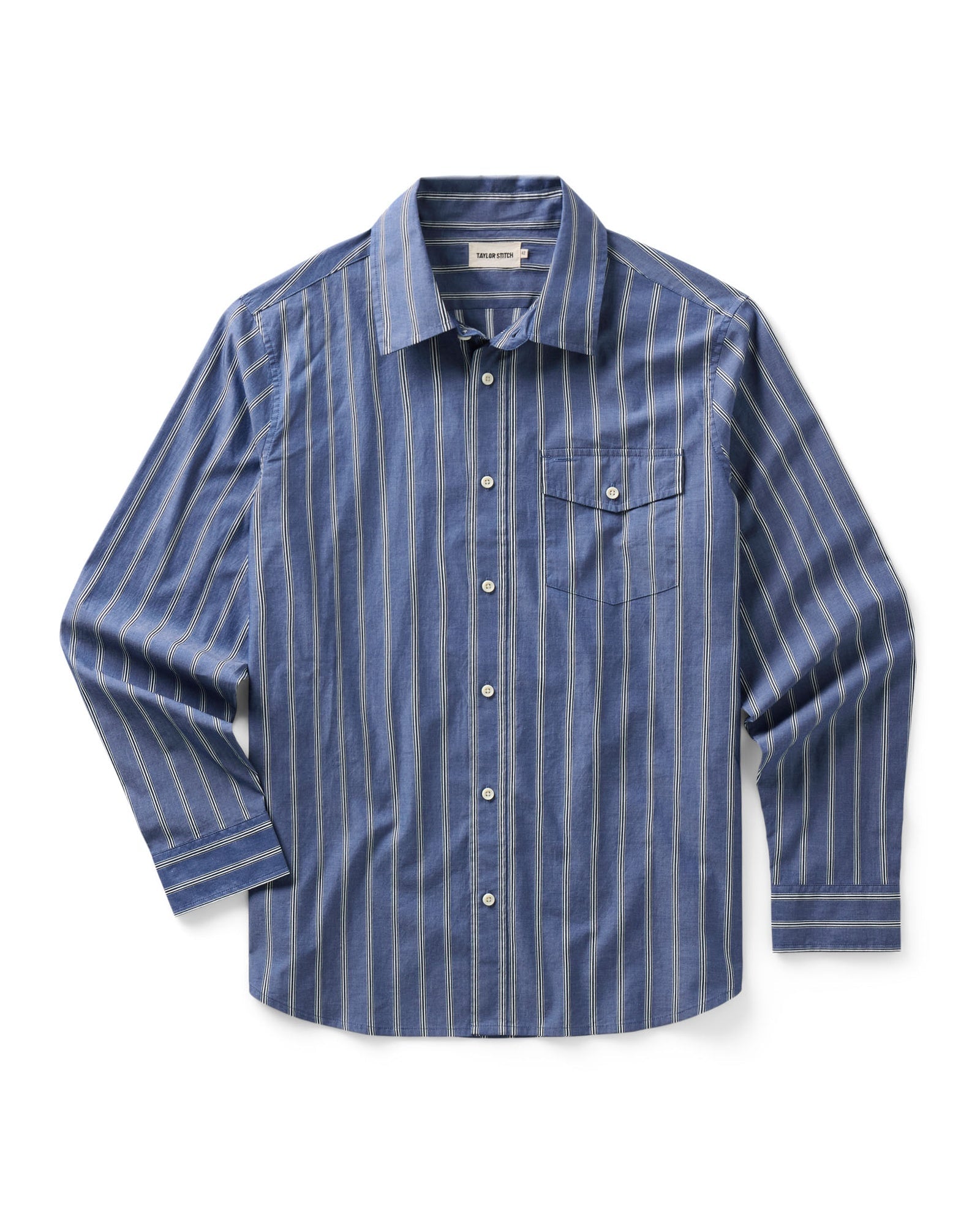 The Quincy Shirt in Bay Stripe