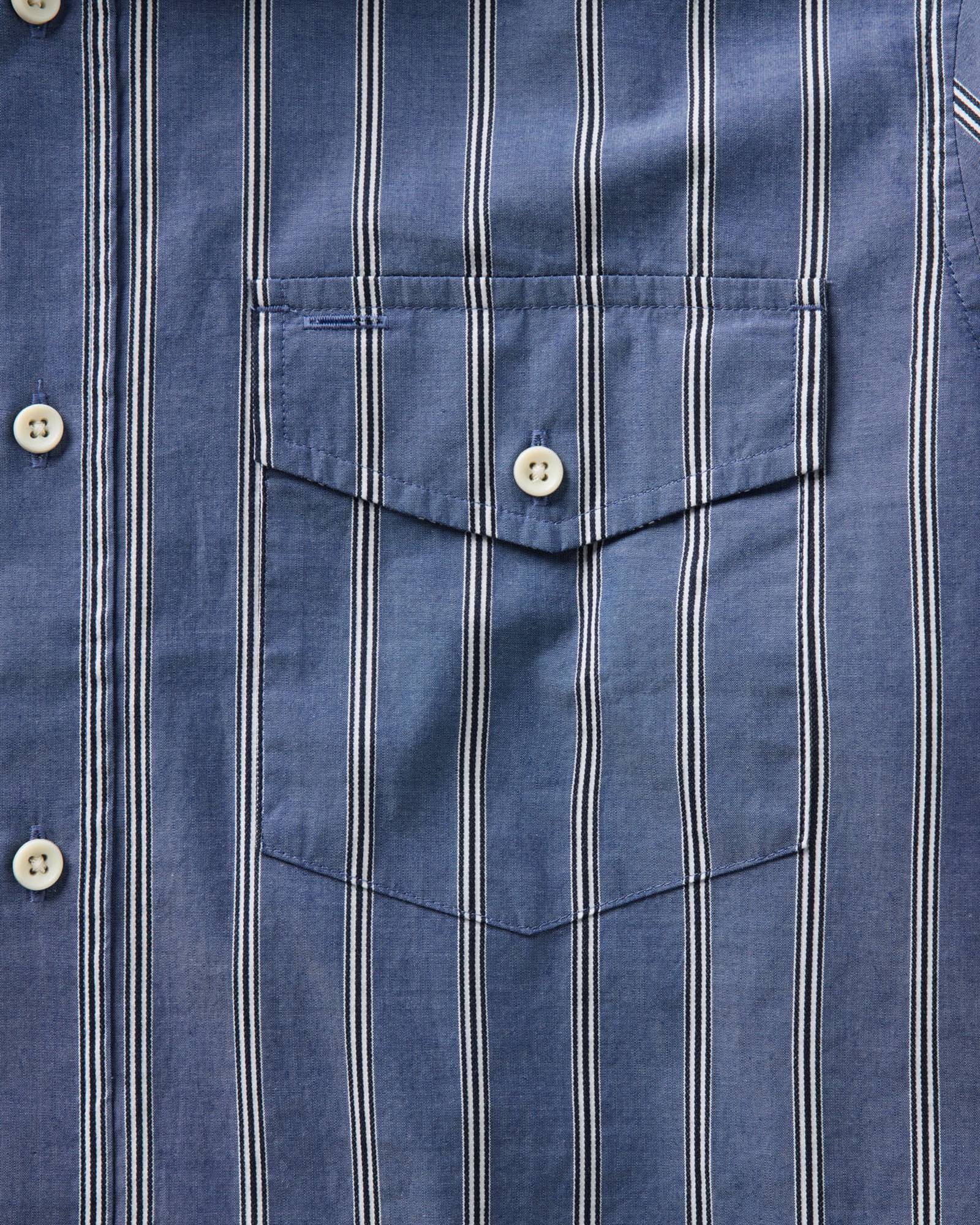 The Quincy Shirt in Bay Stripe
