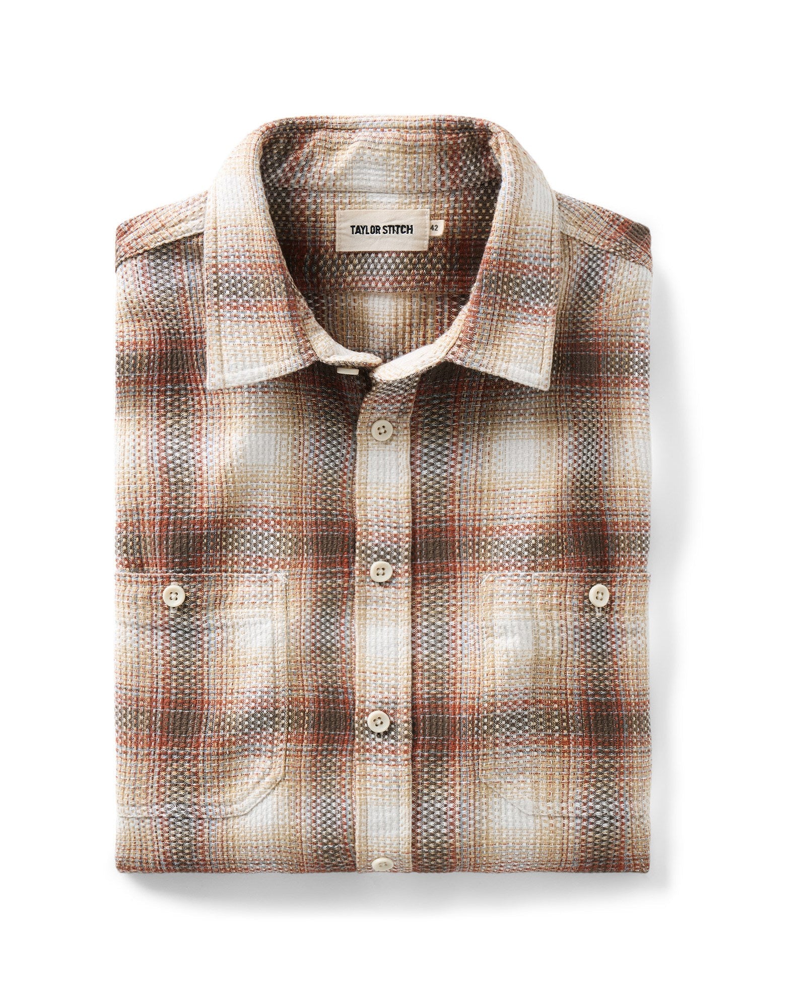 Sashiko Check Utility Shirt Y605