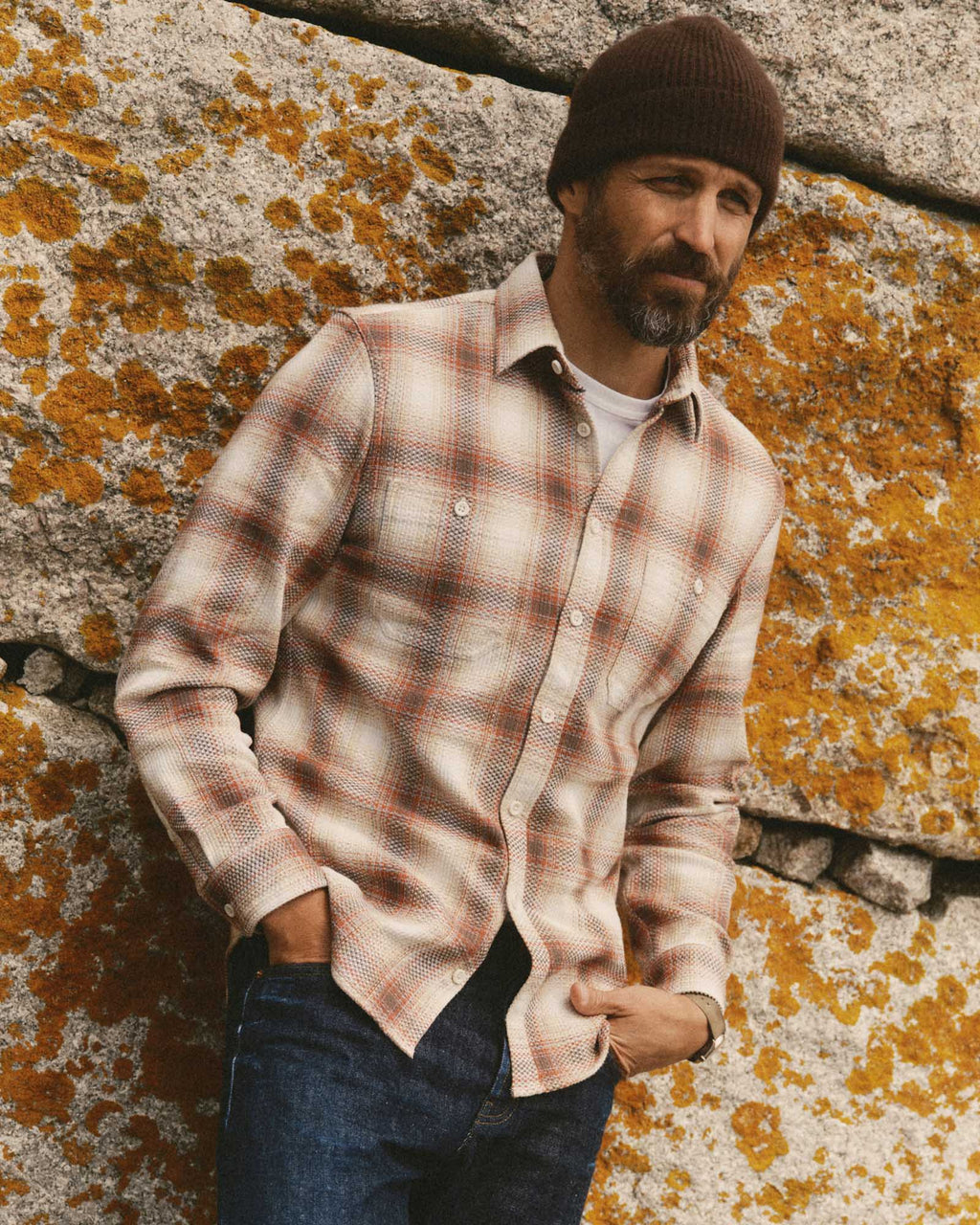 Sashiko Check Utility Shirt Y605