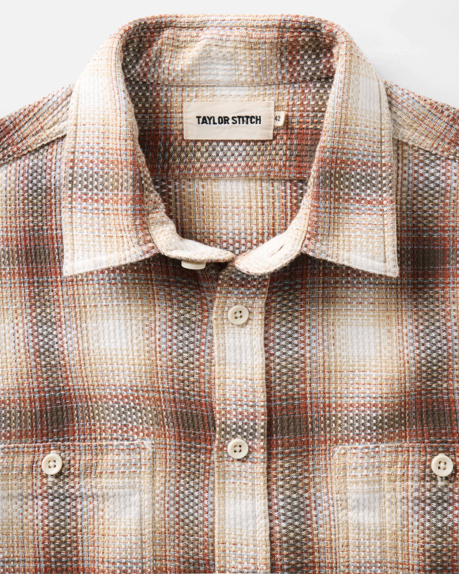 Sashiko Check Utility Shirt Y605