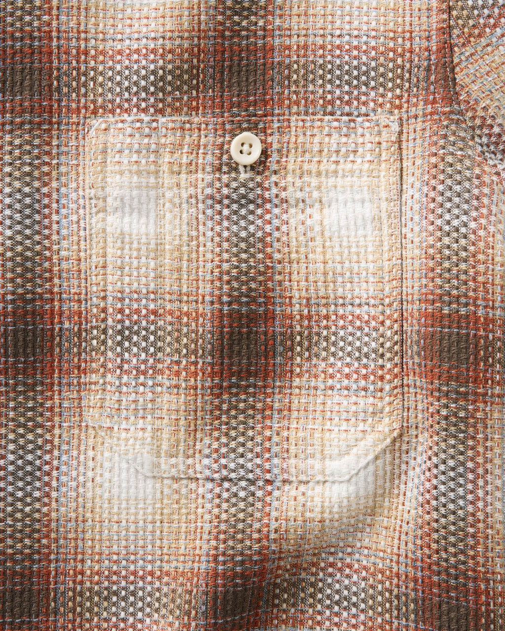 Sashiko Check Utility Shirt Y605