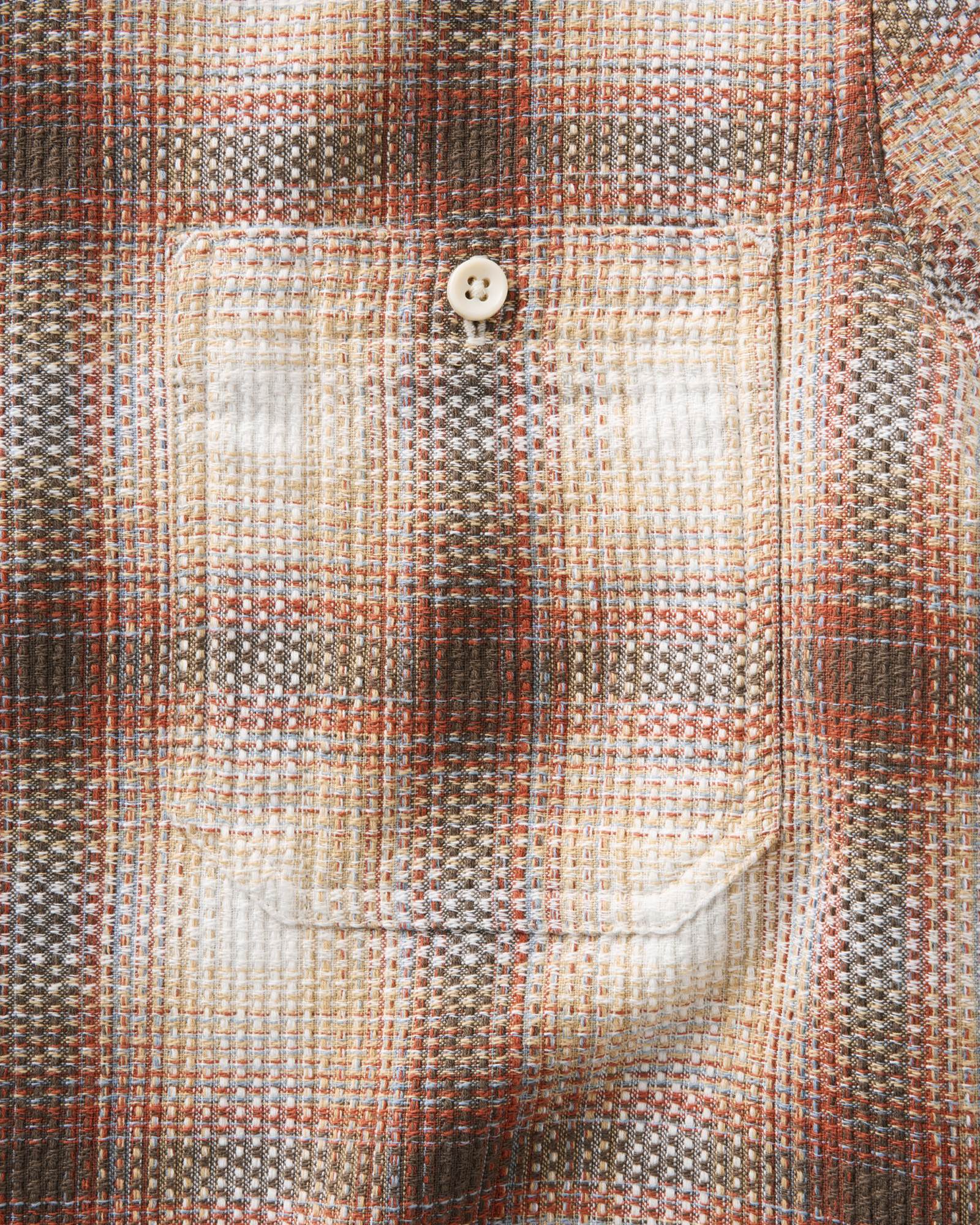 Sashiko Check Utility Shirt Y605