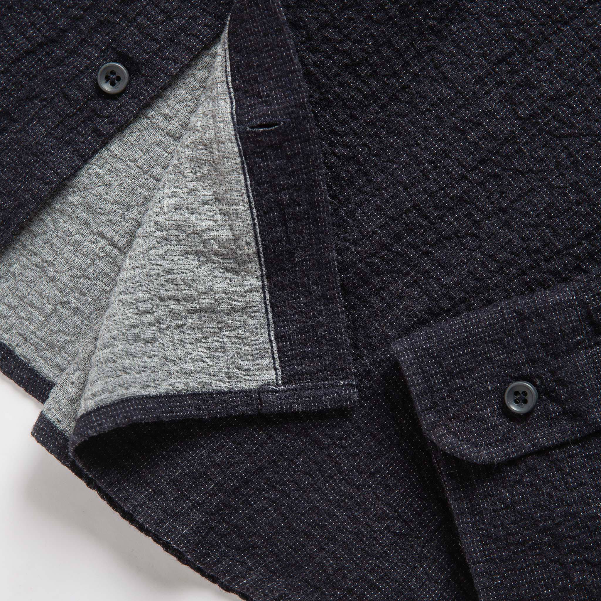 The Jack in Coal Double Cloth
