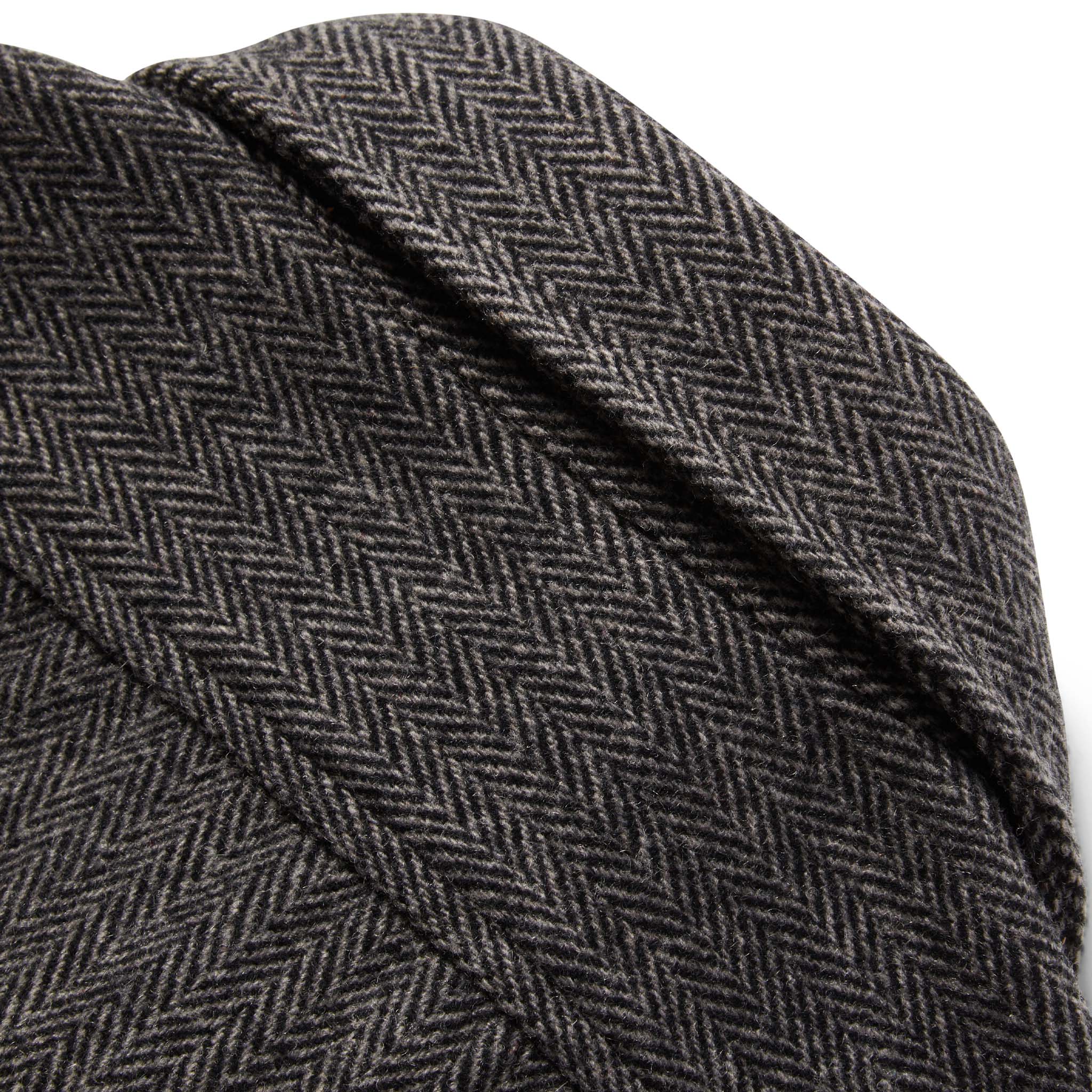 Coal Herringbone Wool Explorer Shirt V67768