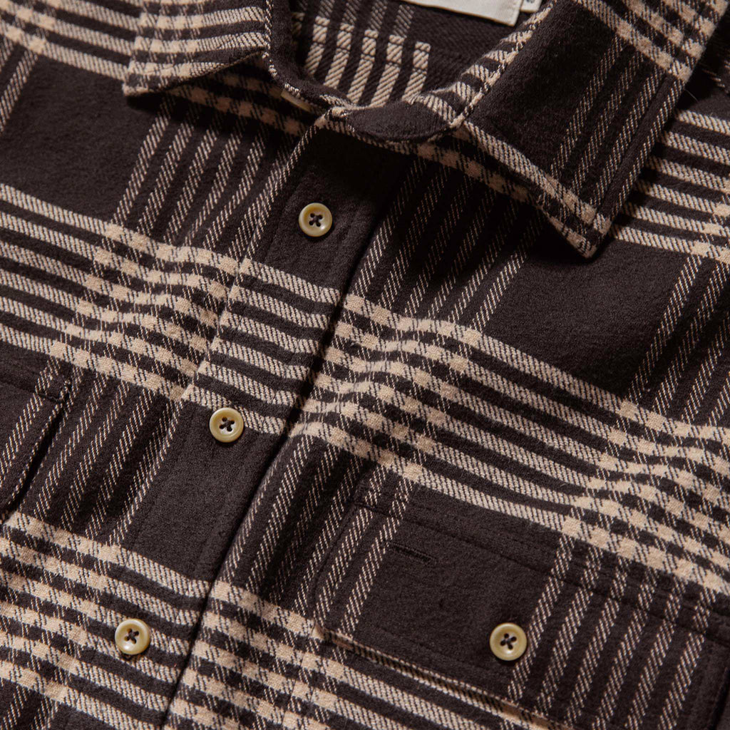 The Ledge Shirt in Espresso Plaid