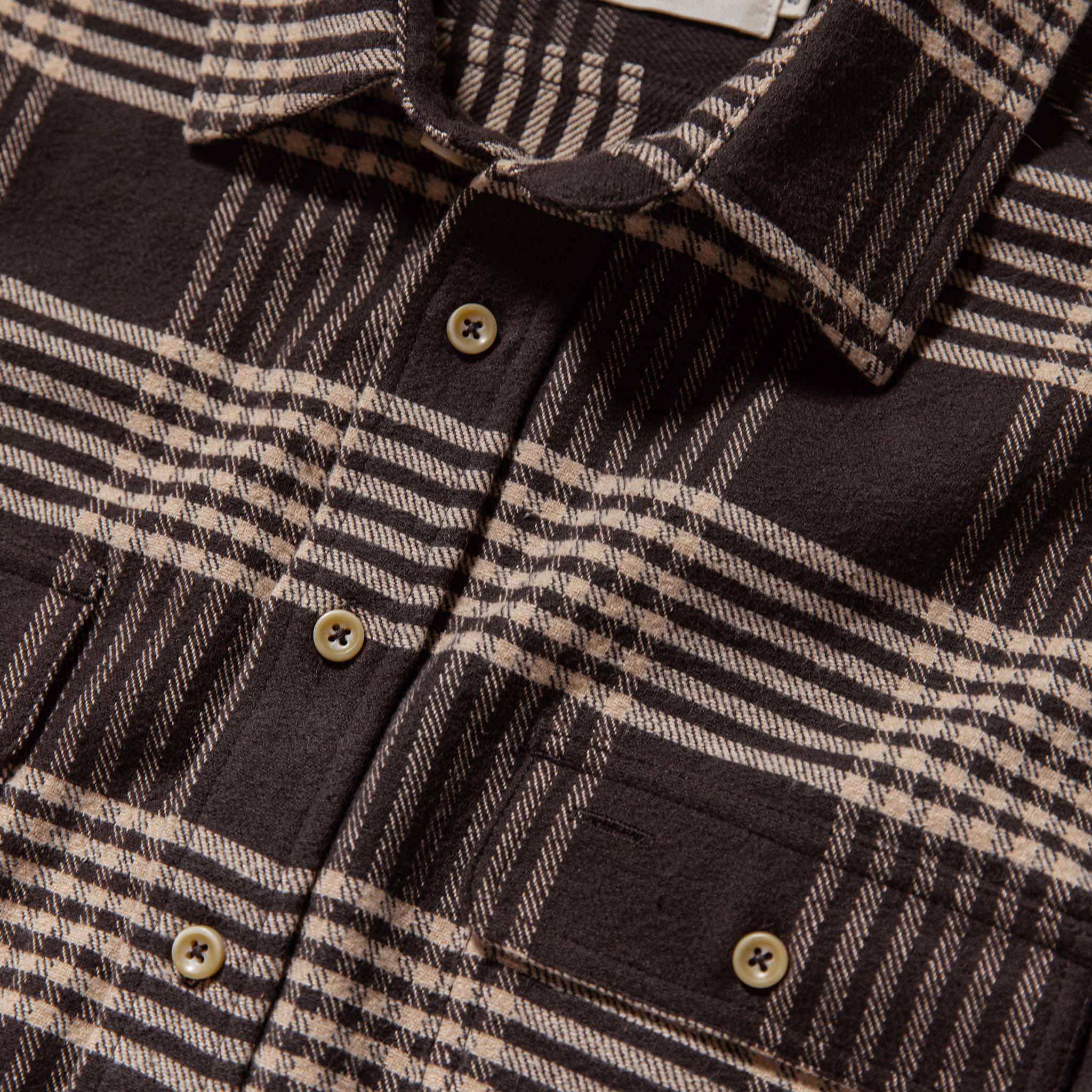 The Ledge Shirt in Espresso Plaid