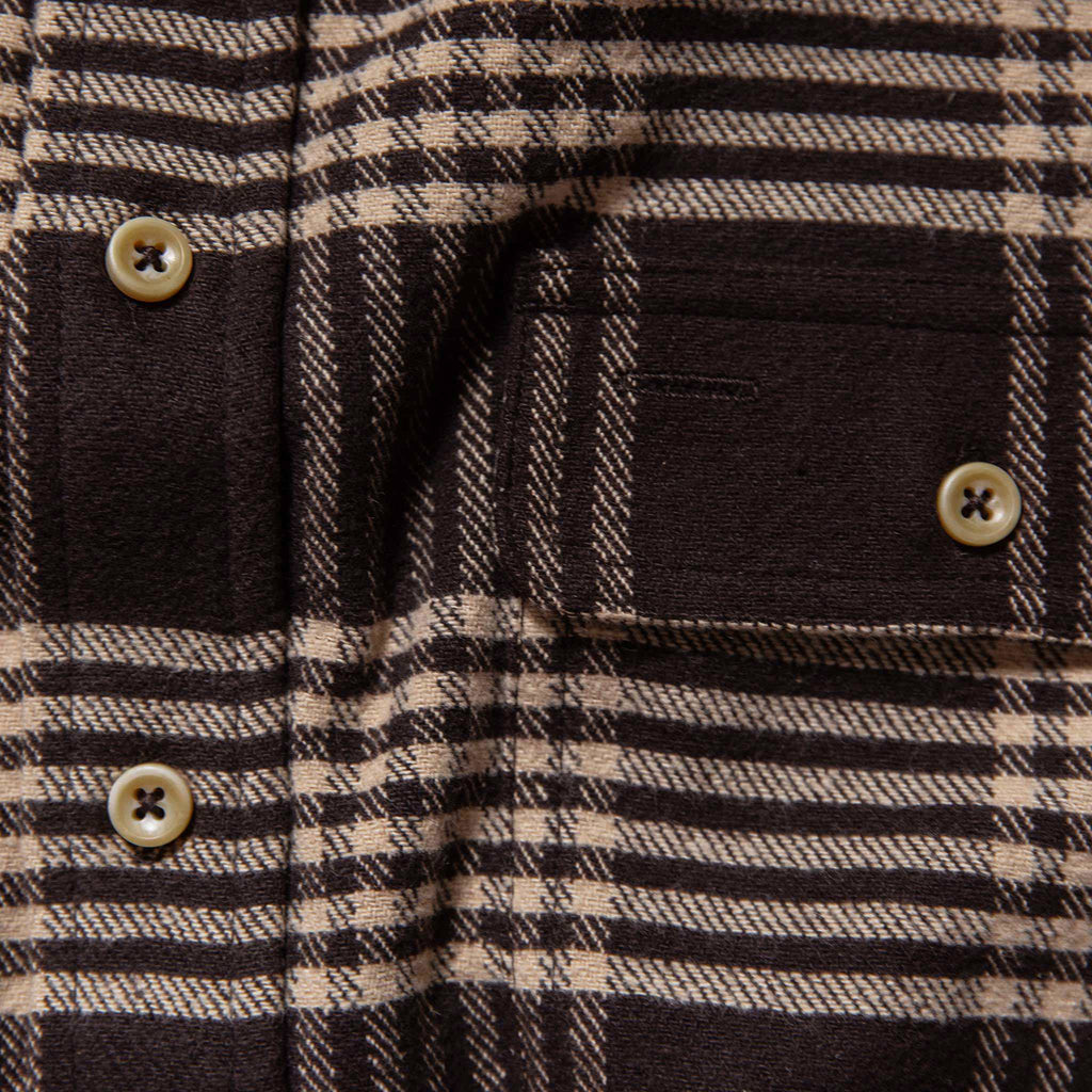 The Ledge Shirt in Espresso Plaid