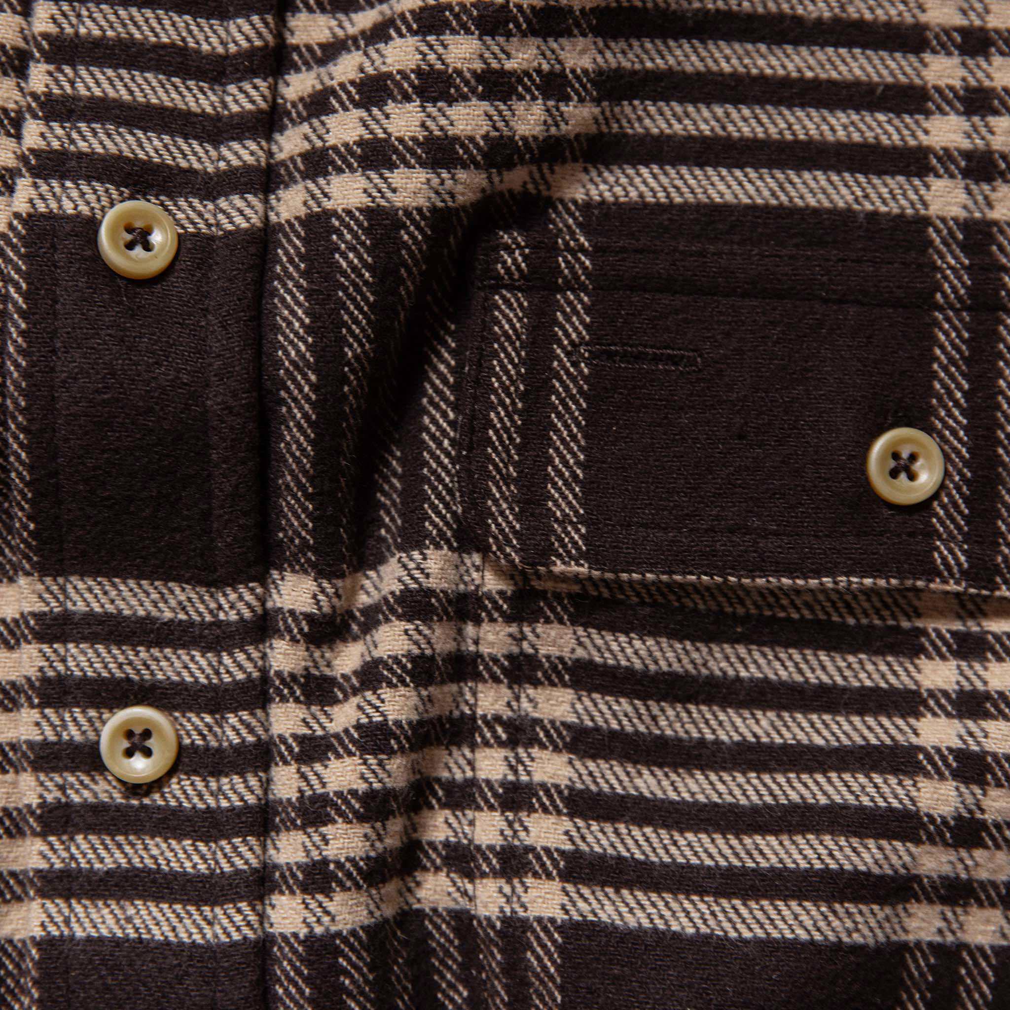 The Ledge Shirt in Espresso Plaid