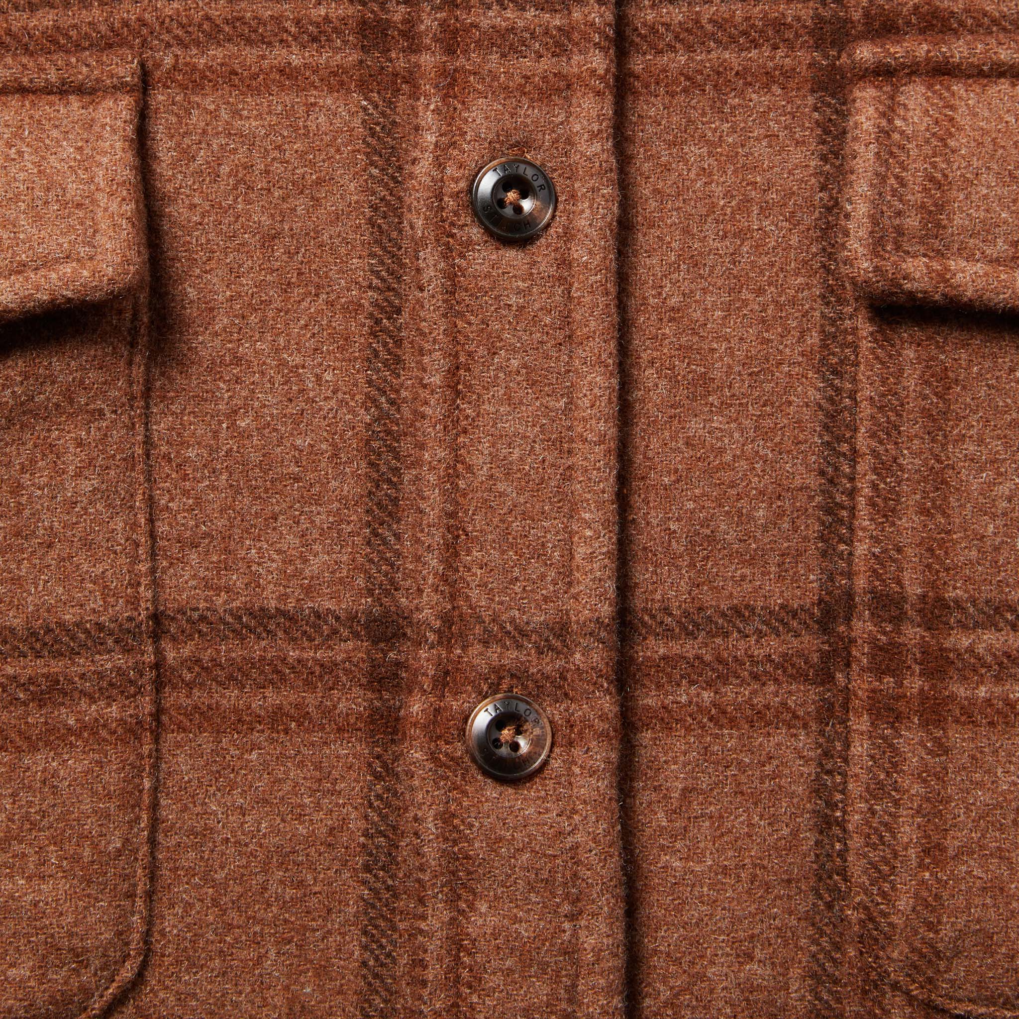 Wool Plaid Shirt Jacket X24323