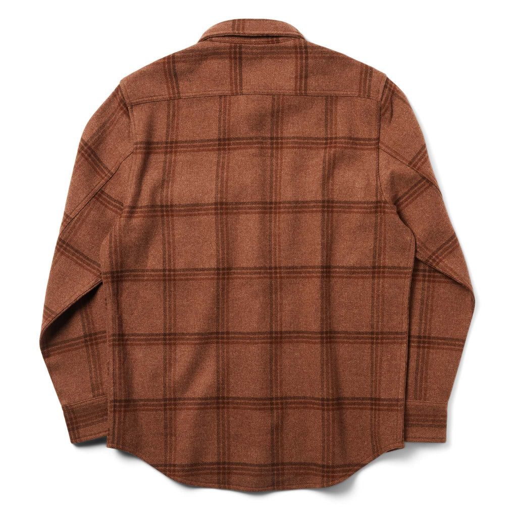 Wool Plaid Shirt Jacket X24323