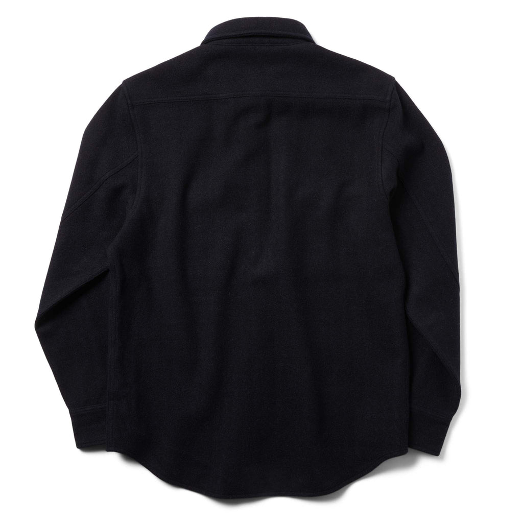 Navy Wool Shirt Jacket F12577