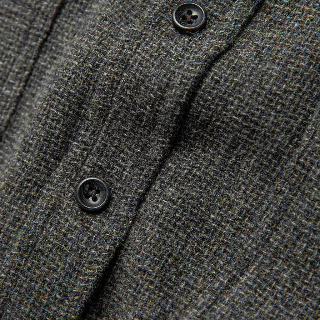 Service Shirt in Ash Melange Wool O492