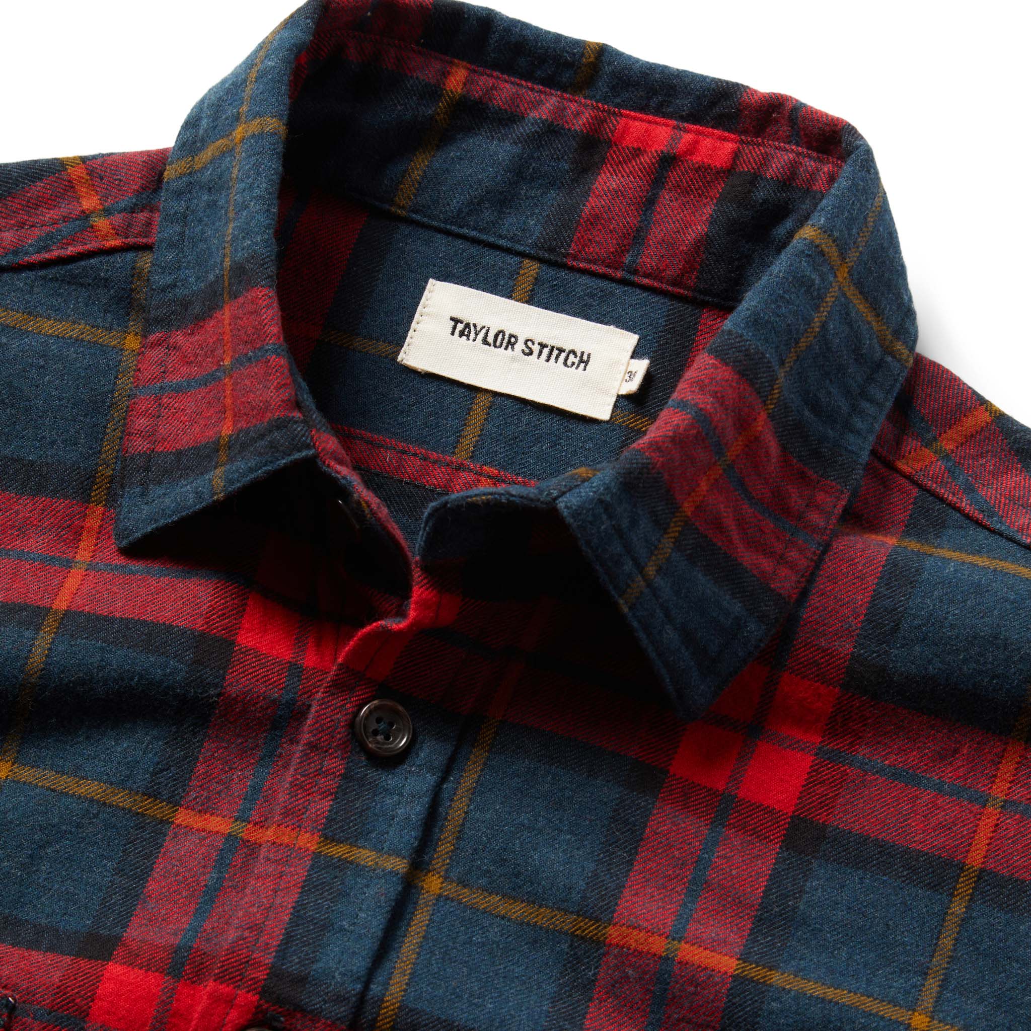 Brushed Red Plaid Utility Shirt V469276