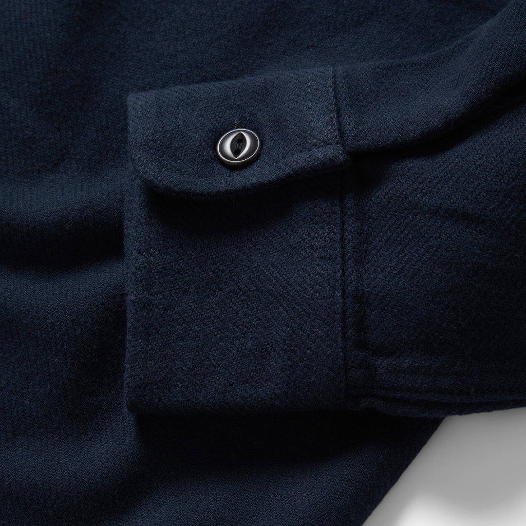 The Crater Shirt in Navy Twill