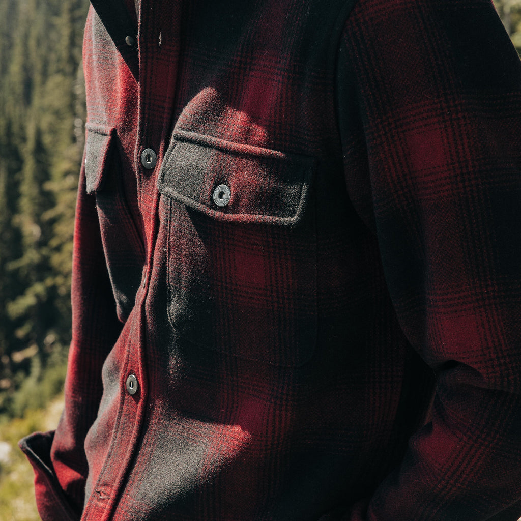 The Explorer Shirt in Cardinal Plaid