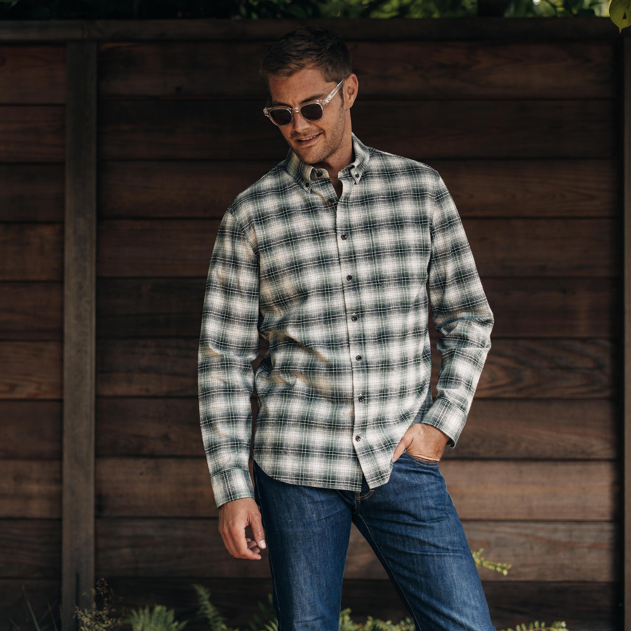 Spruce Nep Plaid Jacket V13053