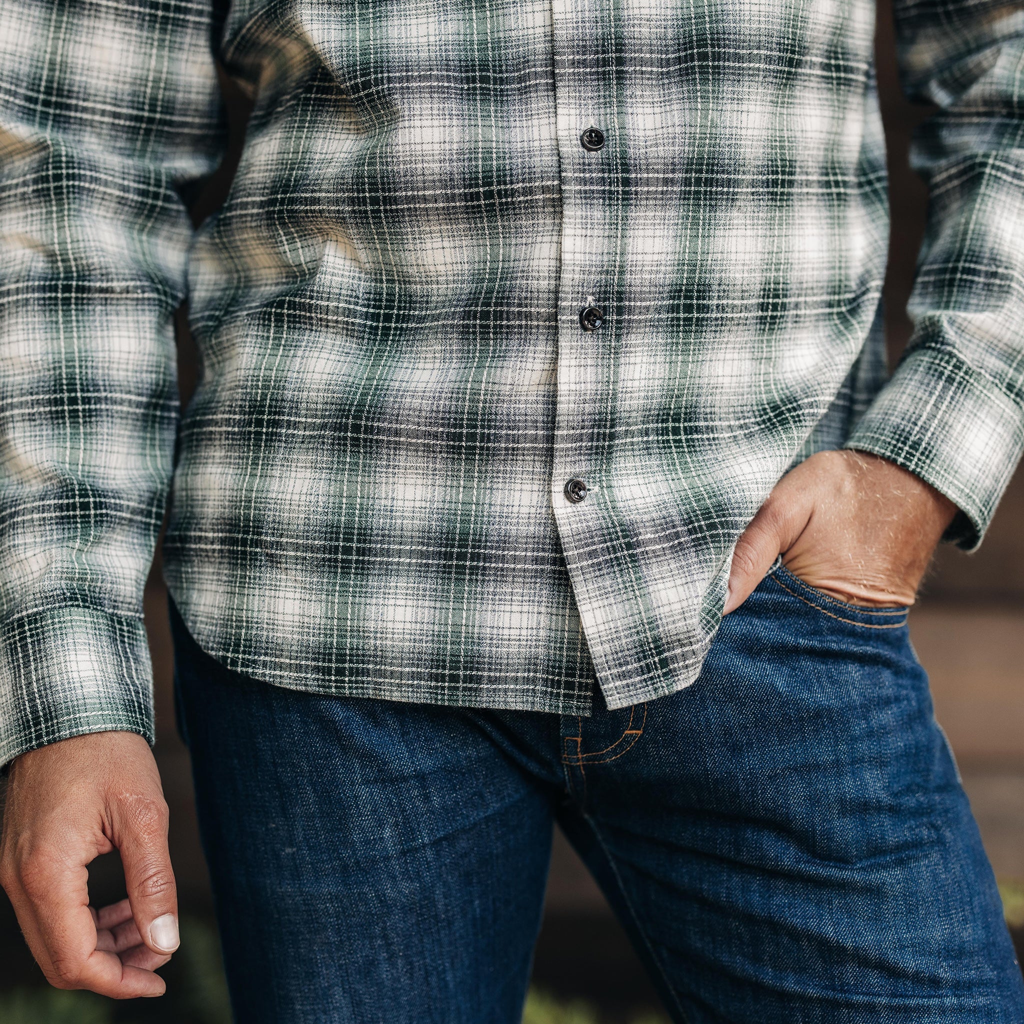 Spruce Nep Plaid Jacket V13053
